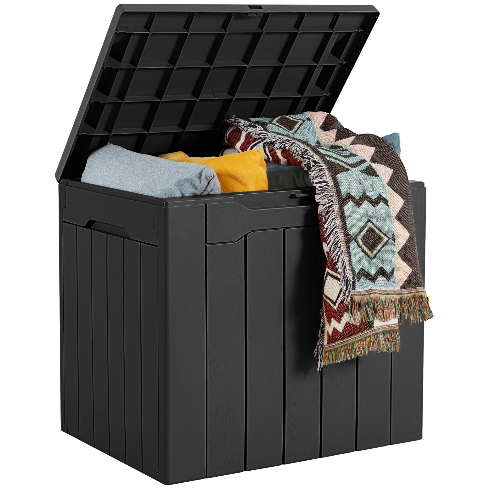 Alebert「アレベルト」 物置 屋外収納 106Ｌ大容量 防水 ベランダ収納 Amazon.co.jp: Alebert｢アレベルト｣ 物置 屋外収納 106L大容量 防水