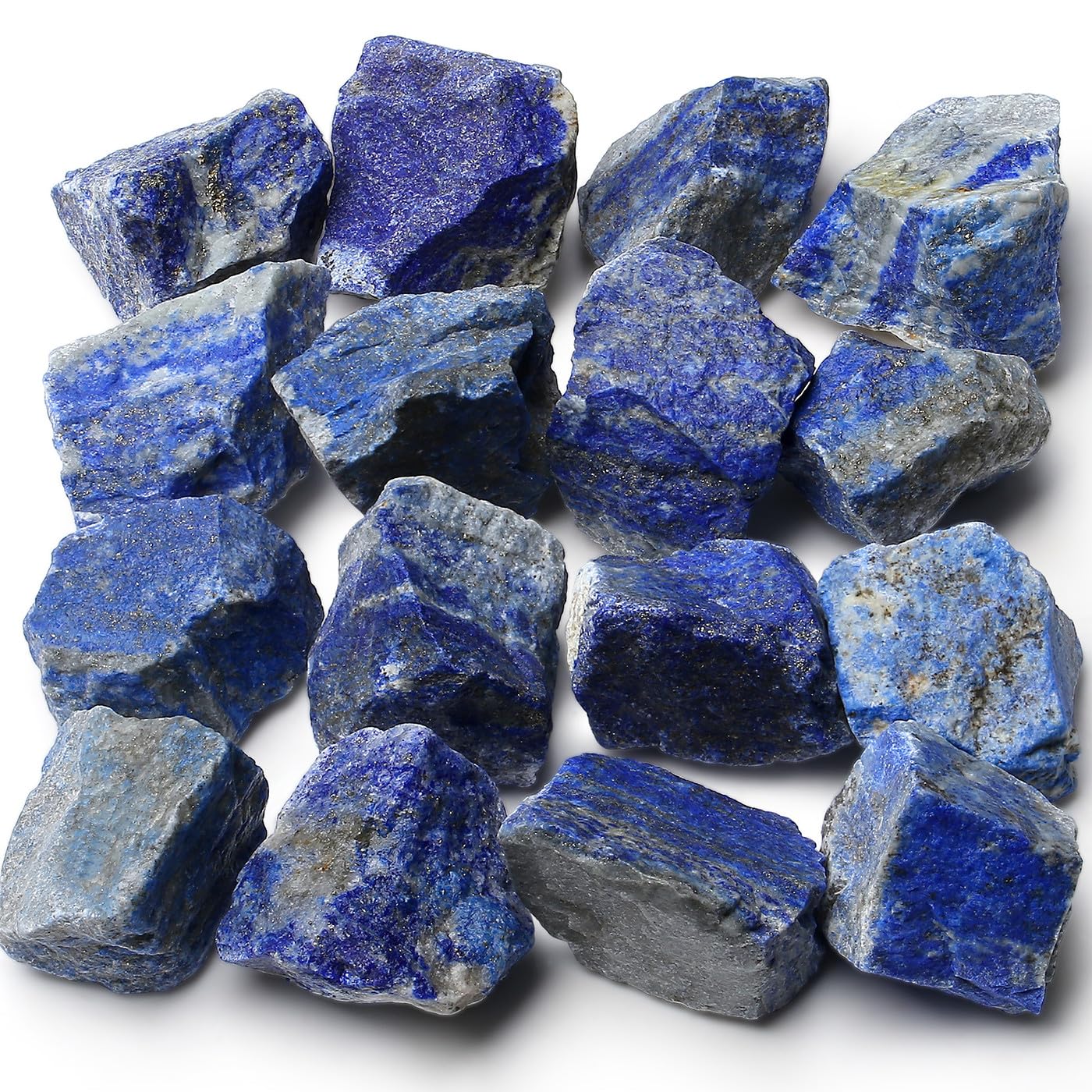 MAIBAOTA'MAIBAOTA Raw Crystals Bulk 1'' Natural Rough Crystal Stones Gemstones Rocks for Tumbling Cutting Polishing Witch Reiki Quartz Crystals'