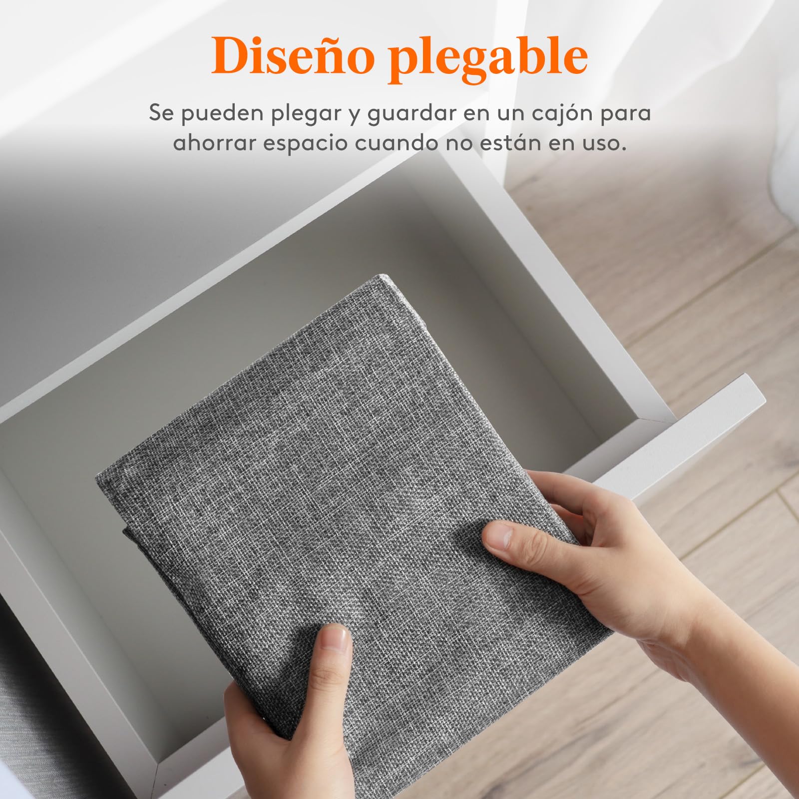 Lifewit 105L Grandes Bolsas de Almacenamiento de Ropa Cama de 4 Piezas, Cajas de Almacenaje Sabanas con Cremallera y Manijas, Organizador Edredon Cama para Armario/Dormitorio/Bajo Cama