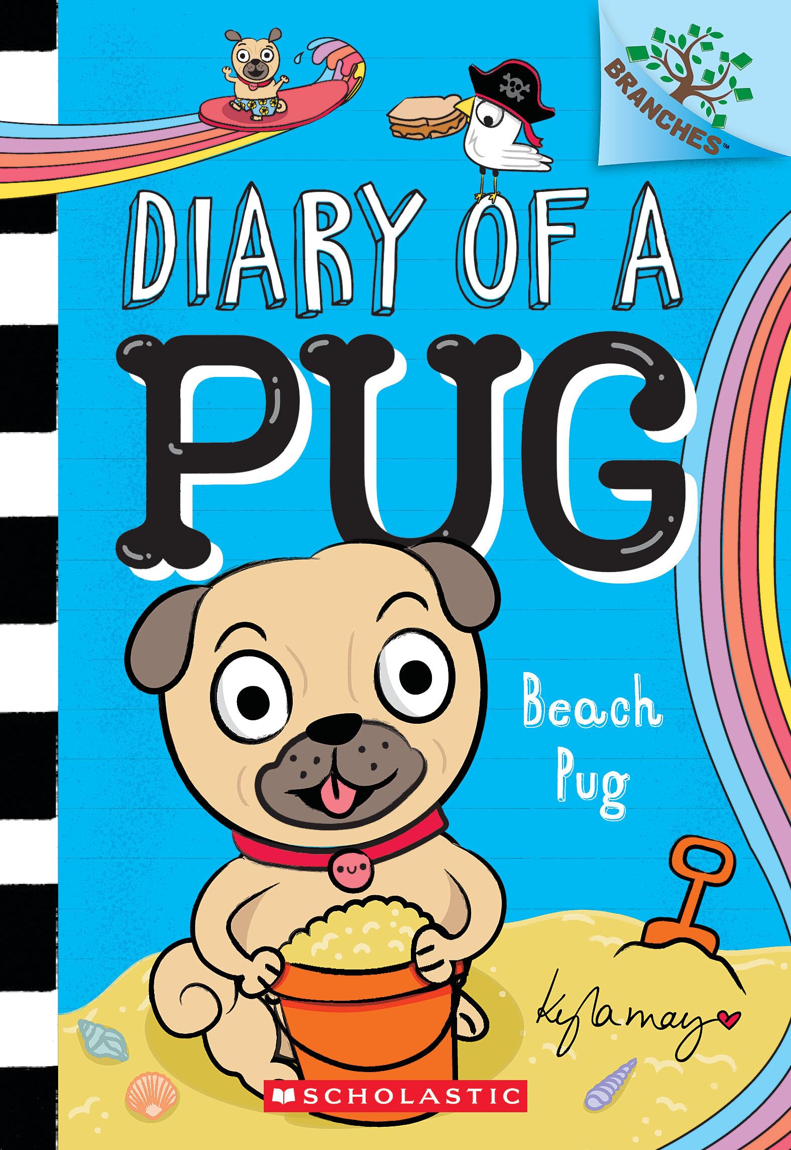 Beach Pug: A Branches Book (Diary of a Pug #10) (Volume 10)