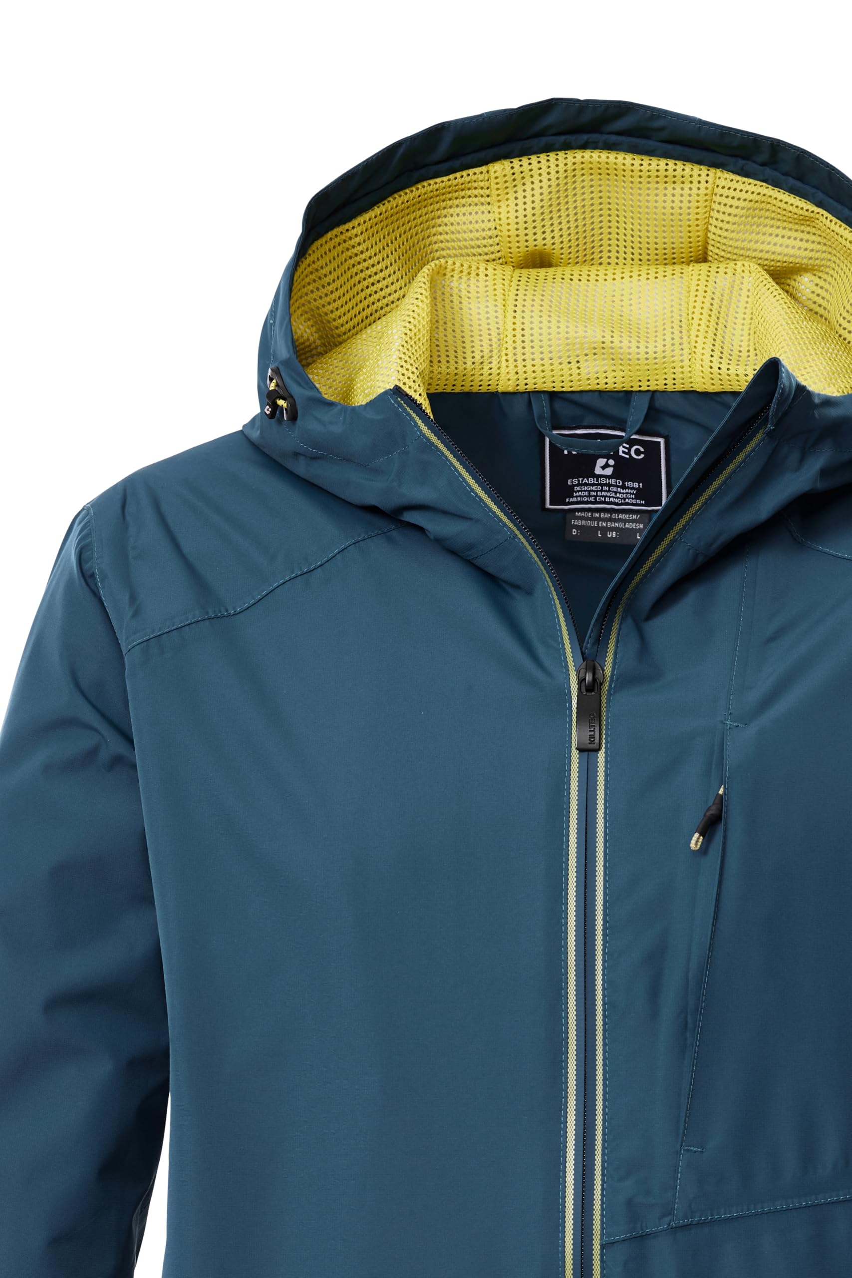 Killtec Herren Kos 56 Mn Jckt Funktionsjacke/Outdoorjacke mit Kapuze, packbar