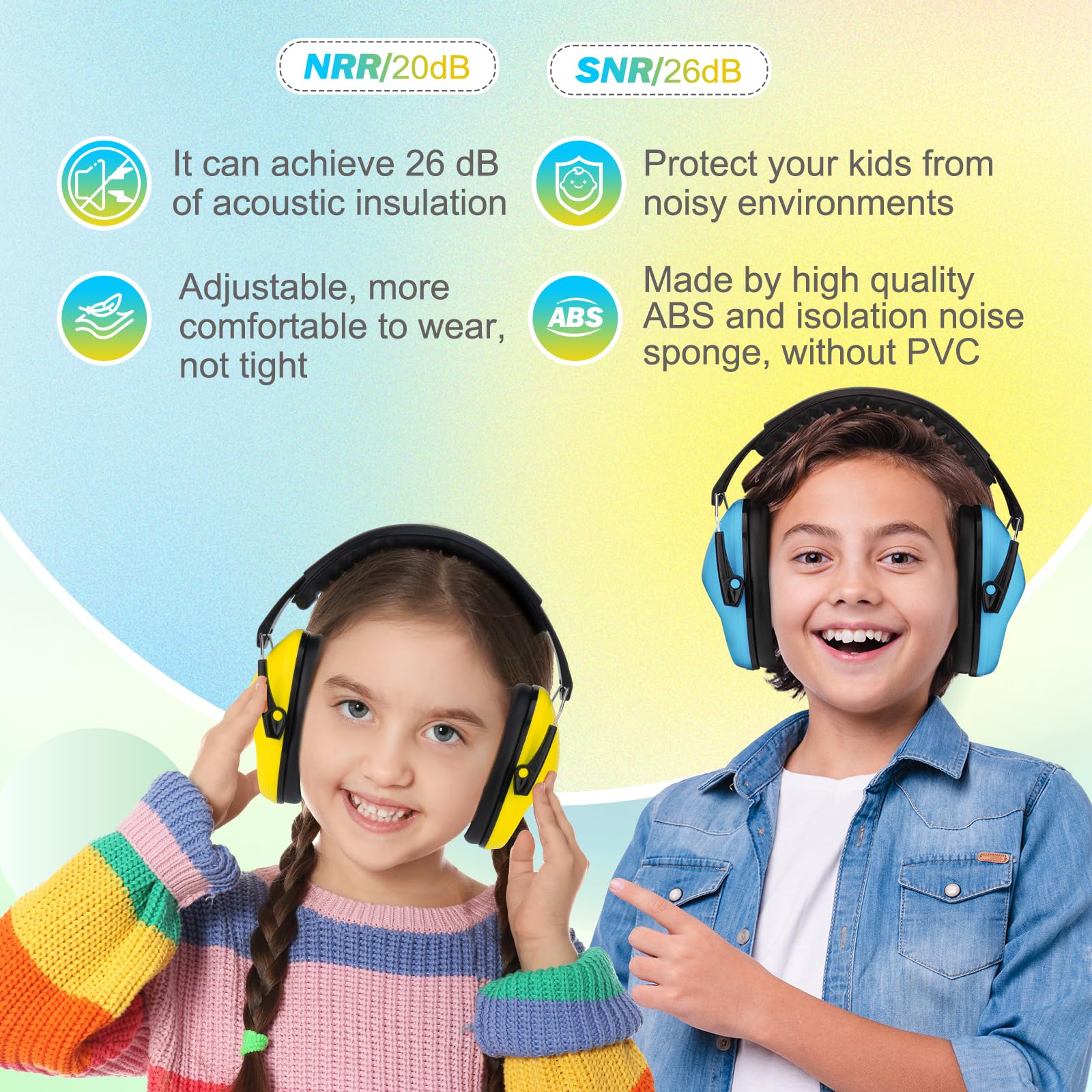 Kriogor 2 Pack Kids Ear Defenders - Image 2