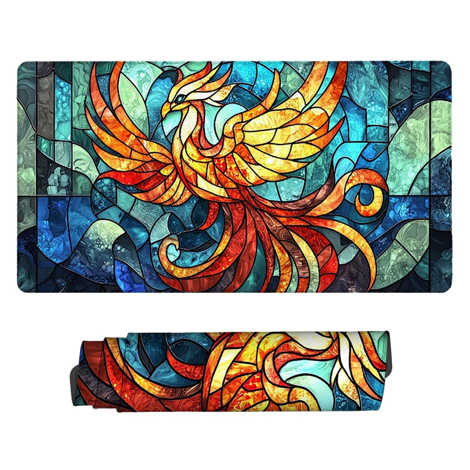Podkładka pod mysz do gier, 1600 x 800 mm, XXL, duża gamingowa podkładka pod mysz, wodoodporna podkładka pod mysz, długa podkładka na biurko z przeszytymi krawędziami, mata na biurko z gumową podstawą