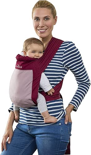 Amazonas Mei Tai Porte-bébés Dorsal Bordeaux