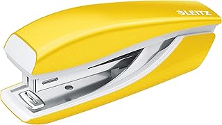 Leitz NeXXt Wow - Mini grapadora (10 hojas), color amarillo