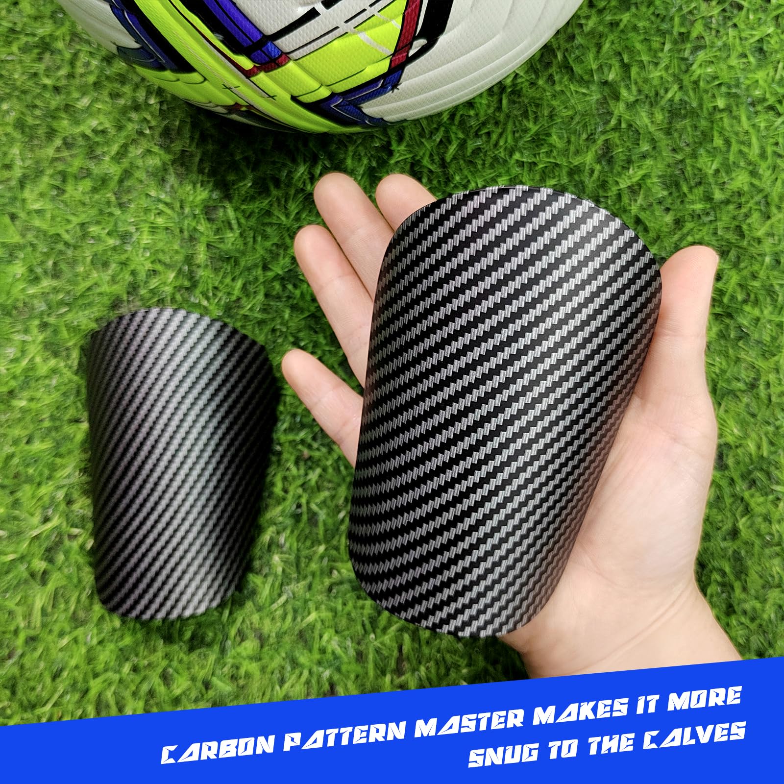 Mini espinilleras de fútbol, 2 pares de espinilleras pequeñas y 2 pares de correas fijas para 4-6, equipo de partido protector de espinilleras pequeñas de fútbol