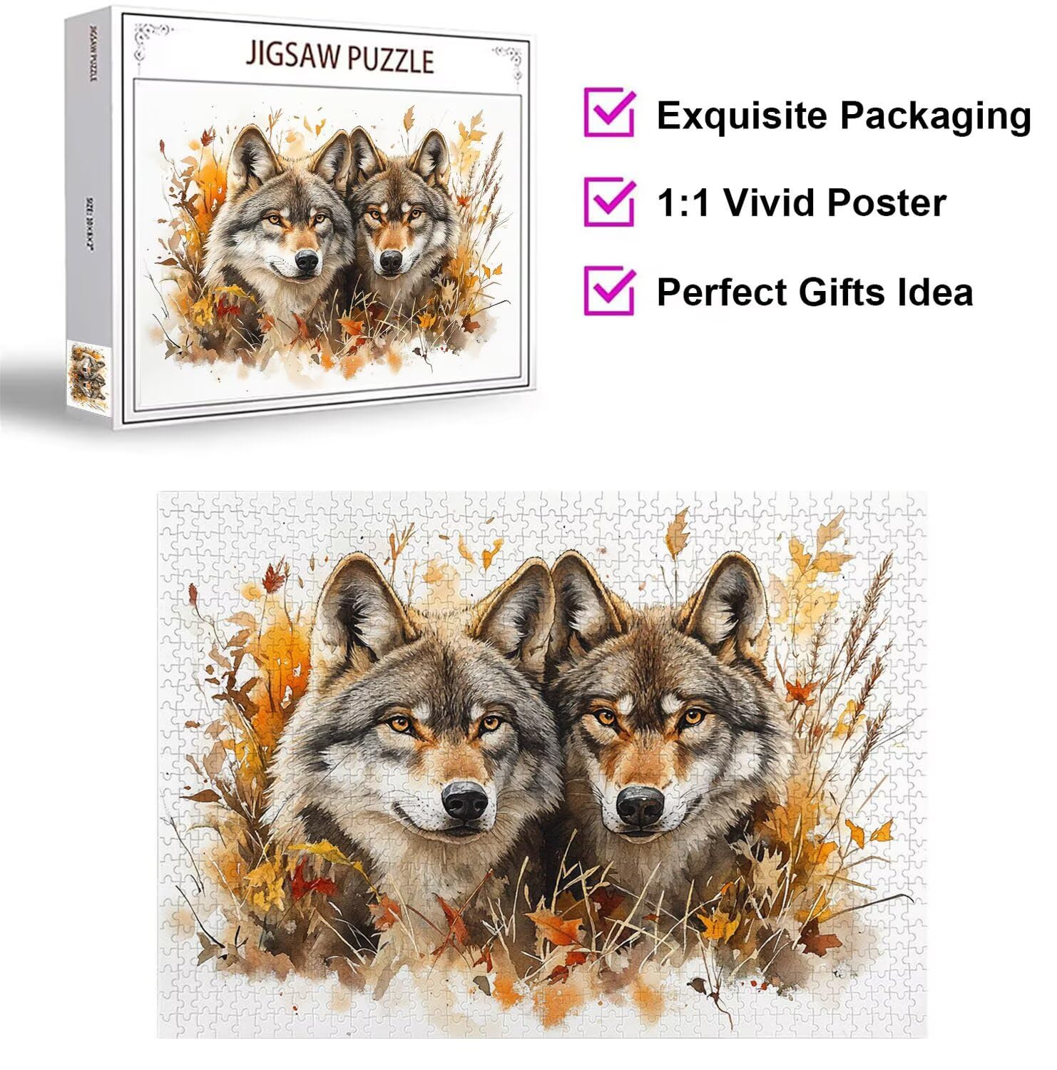 Puzzle 4000 Teile Tier Herausforderndes Klassische Puzzles, n-399