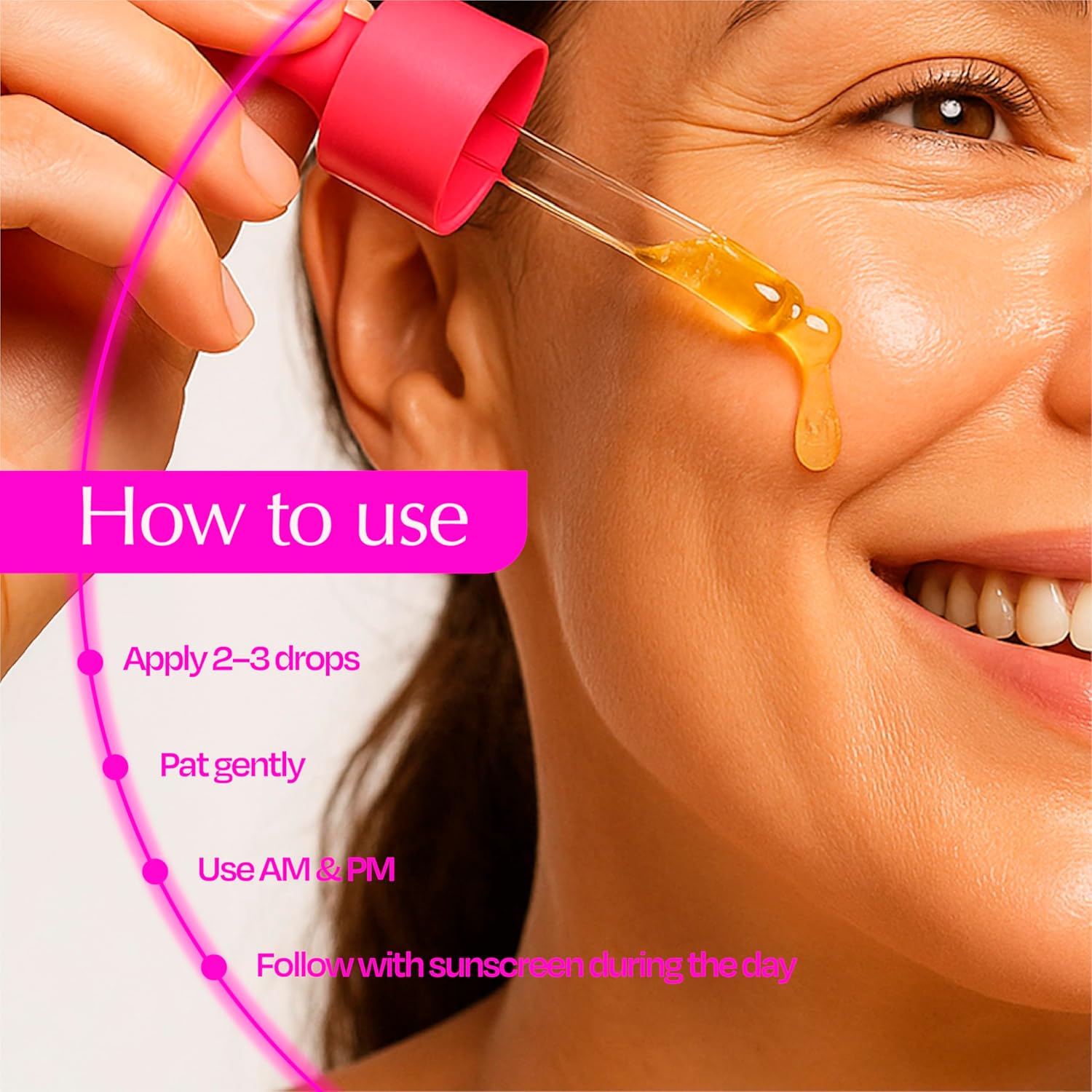 The Honey Code Bee Venom Serum - Hydrating & Firming face - No Parabens or Sulfates - 30ml 1Fl.oz - Squalane, Hyaluronic Acid, Vitamin C Skin Care Formula 0.5% Real Bee Venom - Image 5