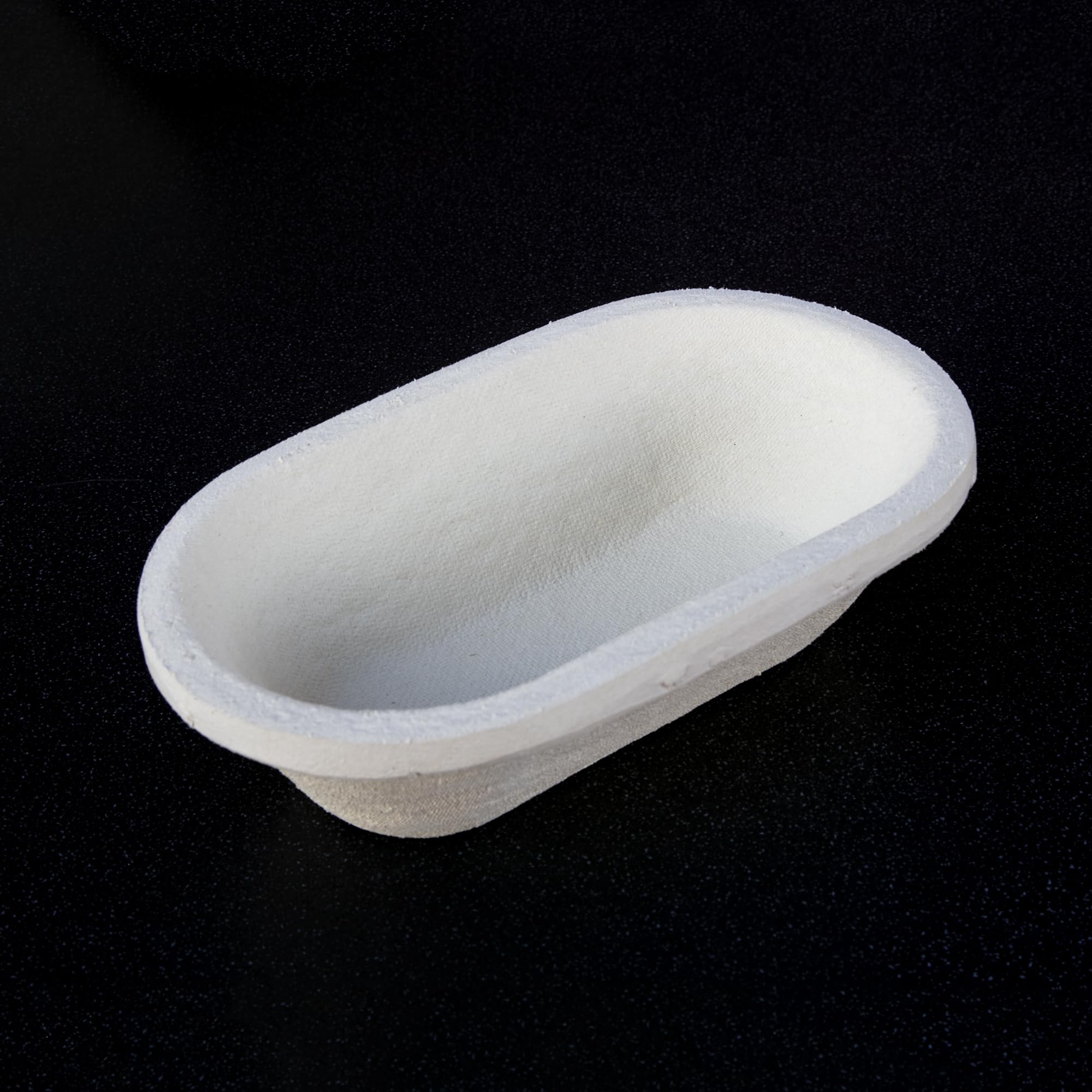 Panier ovale professionnel respectueux de l'environnement 500 g pour fabrication de pain – Robuste – Pâte de bois durable et respectueuse de l'environnement