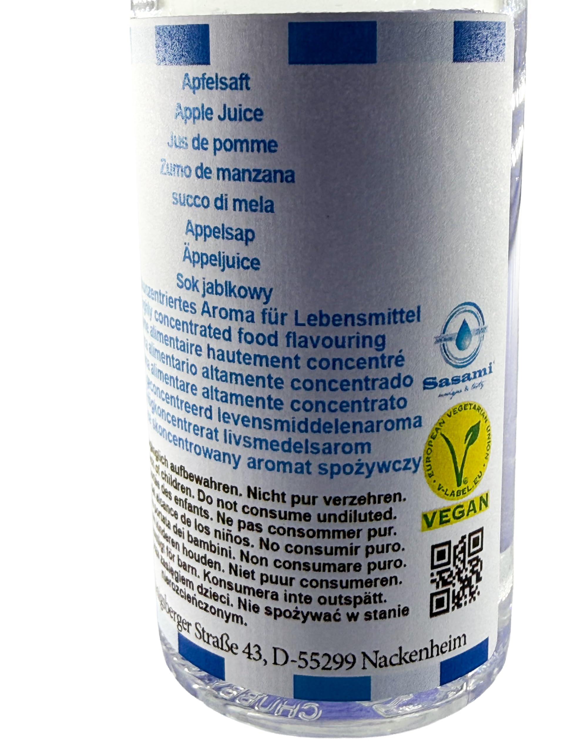 Sok jabłkowy aromat koncentrat – Wegański – Sasami – 100ml