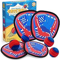 Vista 13 de Juego de pelota para lanzar y atrapar guantes de béisbol para niños pequeños, cesta de Pascua, juegos exteriores para niños y familia, juguetes