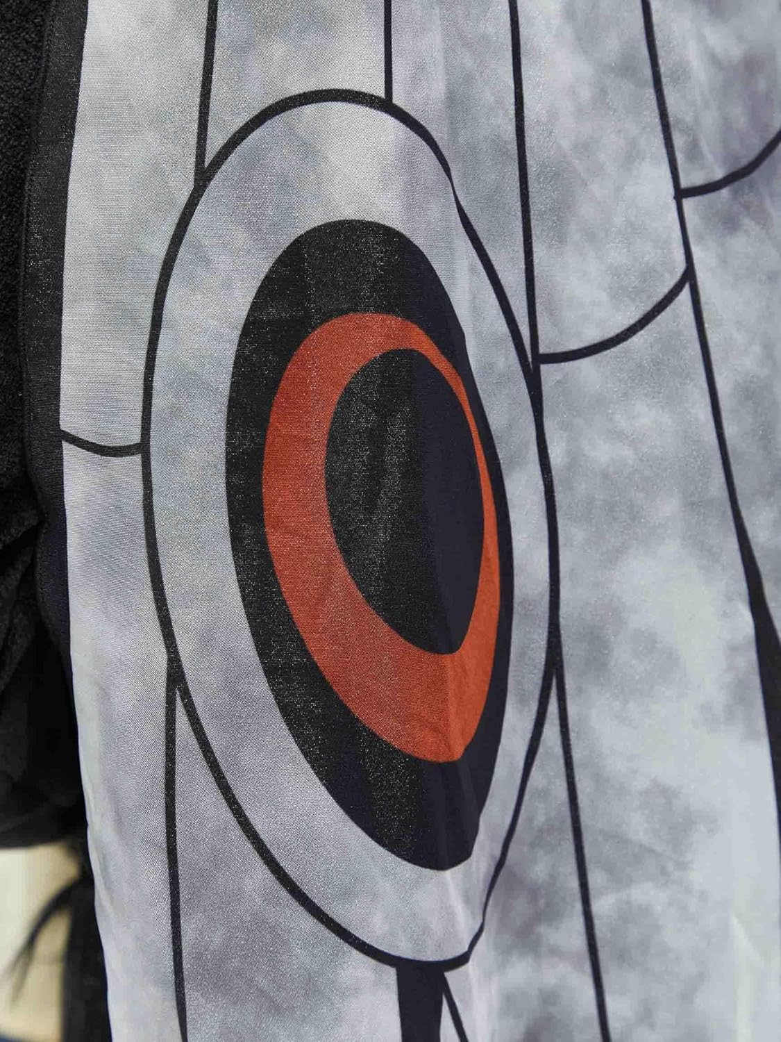 miccostumes Women's Costume Mothman Cosplay Hooded Jumpsuit with Wings and Faux Fur Collar Halloween - Image 5