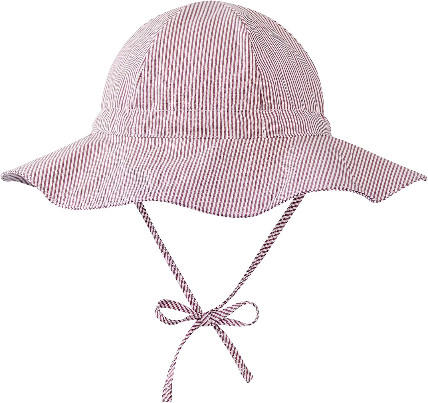 Zando UPF 50+ Baby Sun Hat for Baby Girl Boy 0-4T - Wide Brim Toddler Bucket Hat Adjustable Strap Infant Hats for Outdoor
