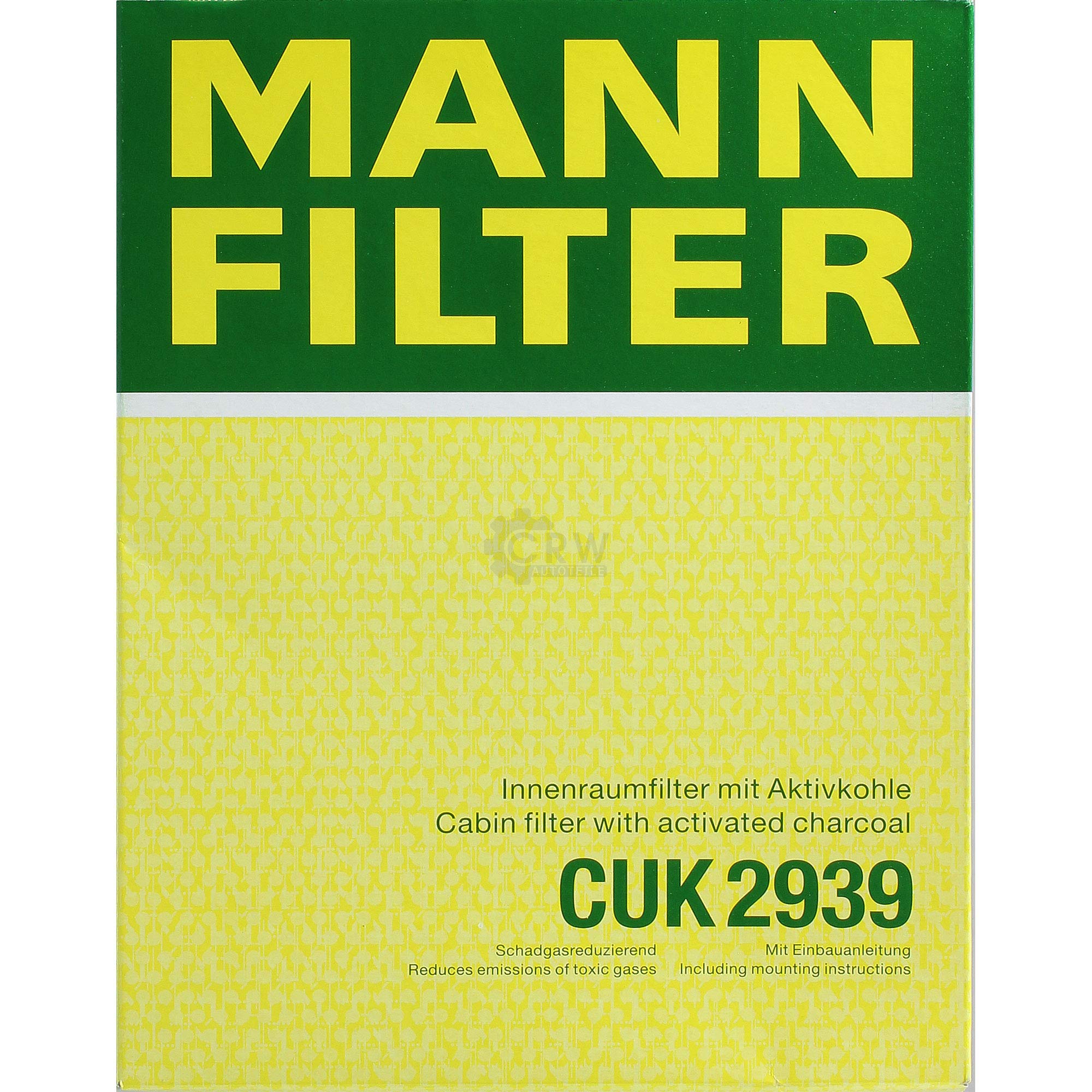 Mann-Filter Set Manutenzione Auto: Filtro Olio, Aria E Abitacolo (Filtro Antiparticolato) - Ricambi Originali