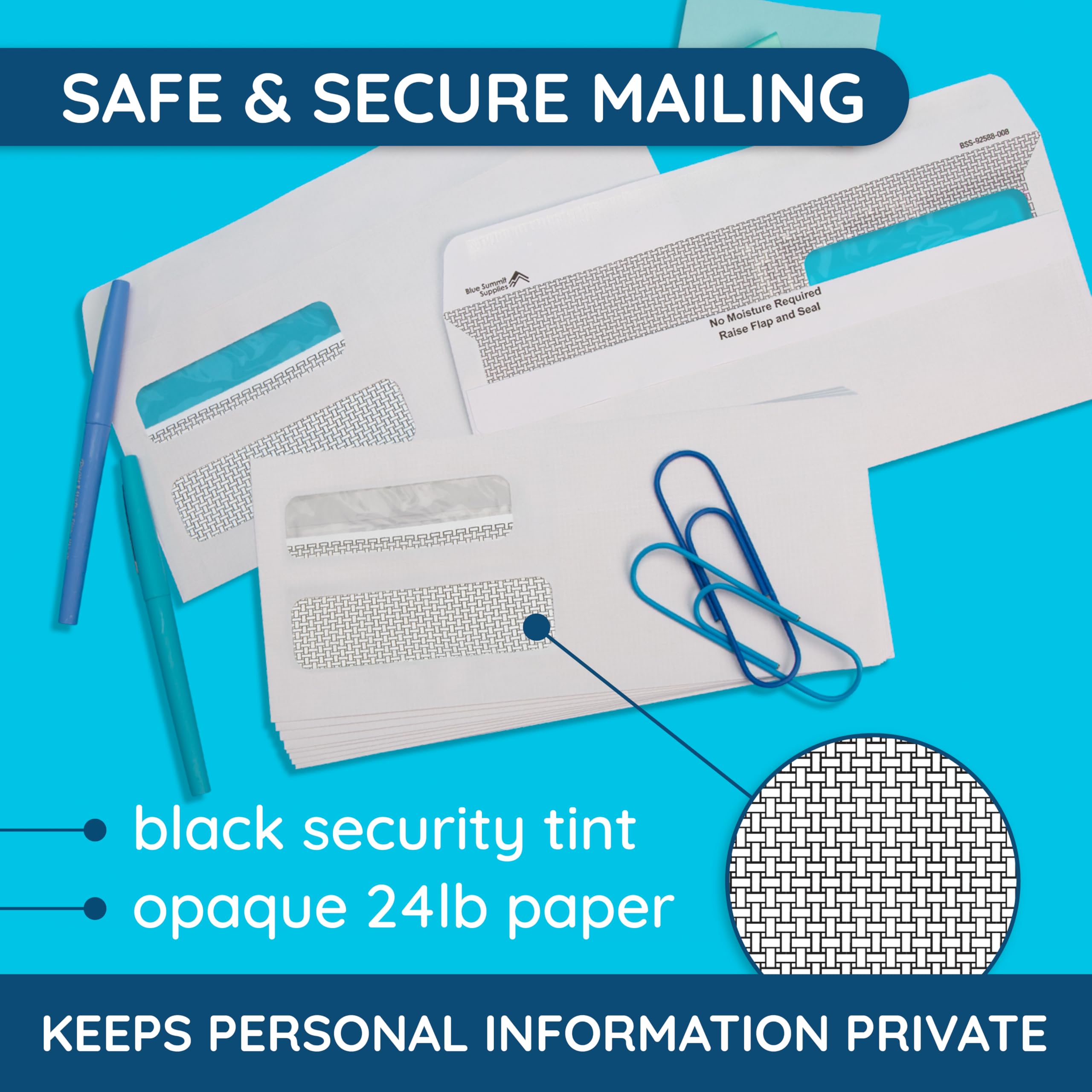 Amazon.com : Blue Summit Supplies 500#10 Double Window Security