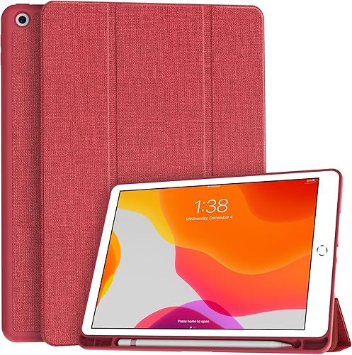 Miniatura 9 de Soke Funda para iPad de 9 generación 20218 generación 20207 generación 2019 con soporte para lápices, funda de alta calidad a prueba de golpes con