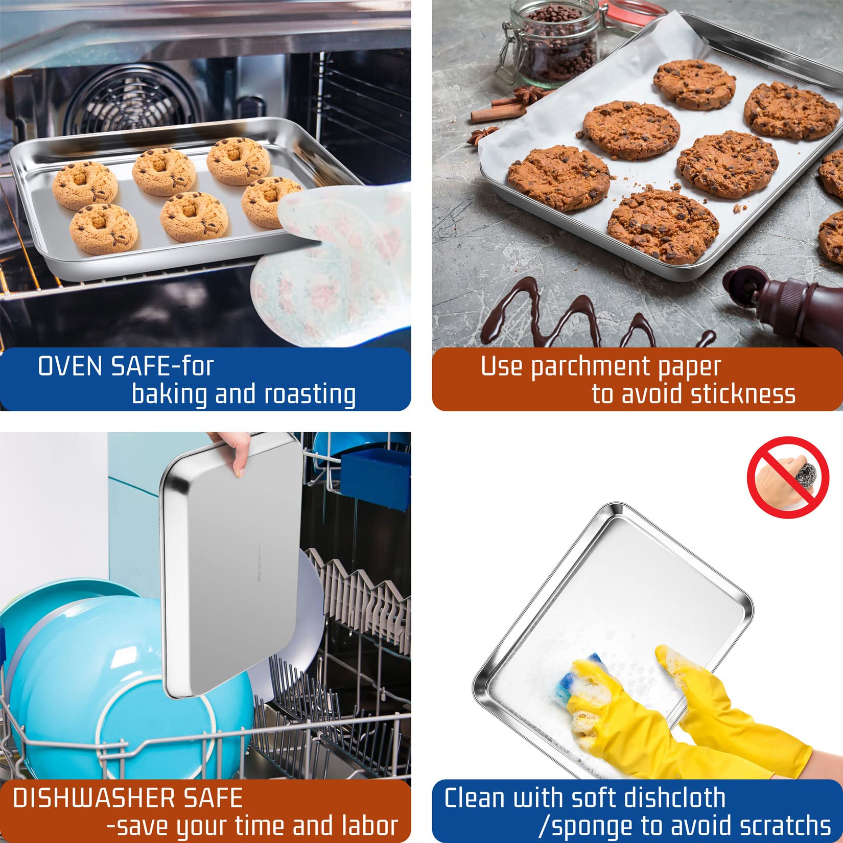 CLISPEED 20stuks Foil Pannen Stoomtafel Pan Voor Toaster Oven Handige CLISPEED 20stuks Foil Pannen Stoomtafel Pan Voor Toaster Oven Handige