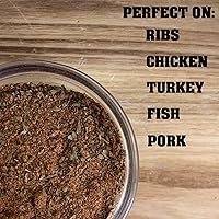 Vista 3 de Kick Butt Gourmet Condimento Cajún Agitador de Especias - Condimento Cajún Picante para Frotar (7 oz) - Usar para Condimento Criollo