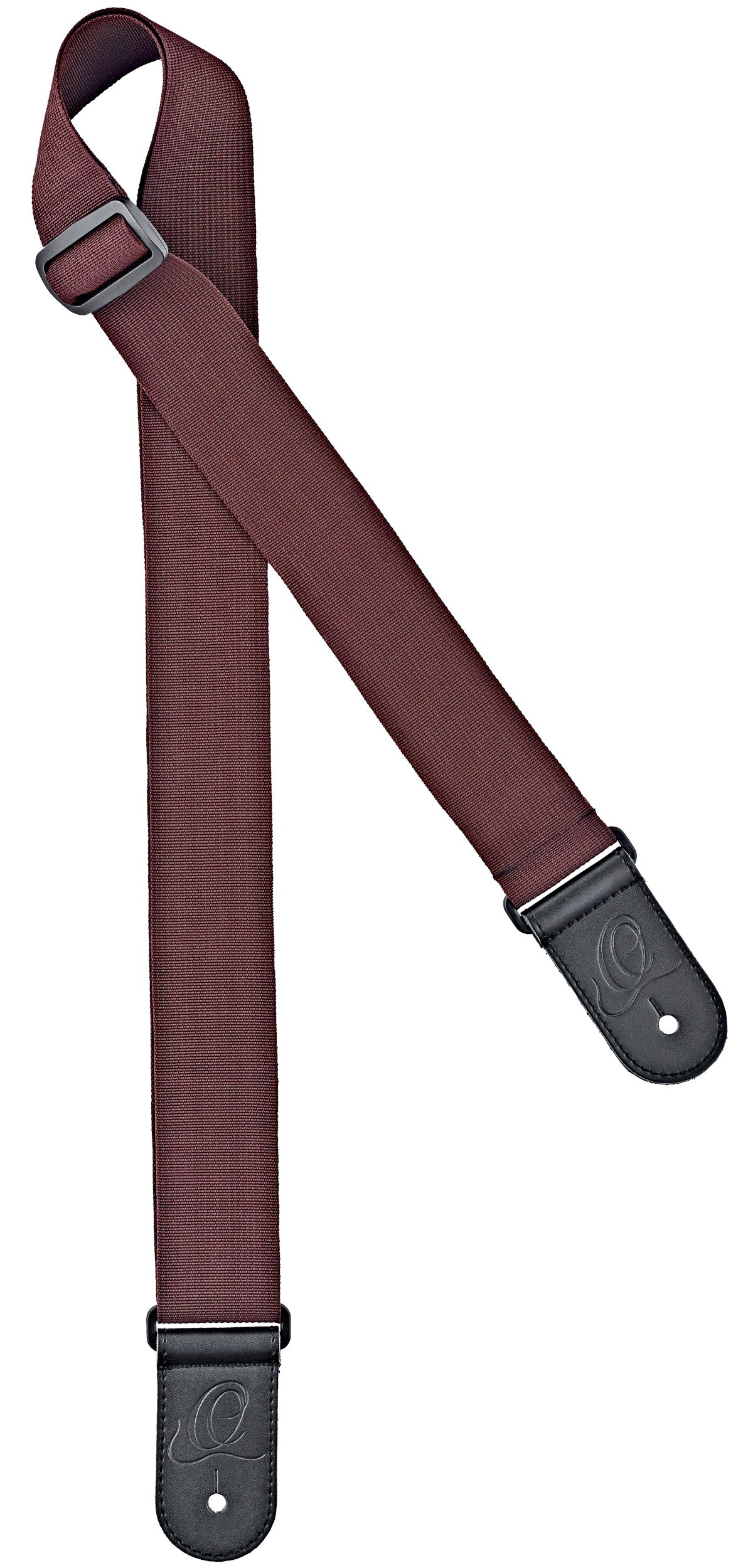 Ortega Guitars Adjustable Guitar Strap – Acoustic Guitar / Bass, Electric Guitar / Bass – Nylon Straps Series – Nylon, Brown (ONS50STD-BR)