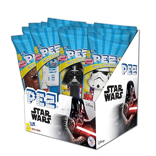 PEZ Candy Star Wars dispensadores surtidos 058 onzas paquete de 12