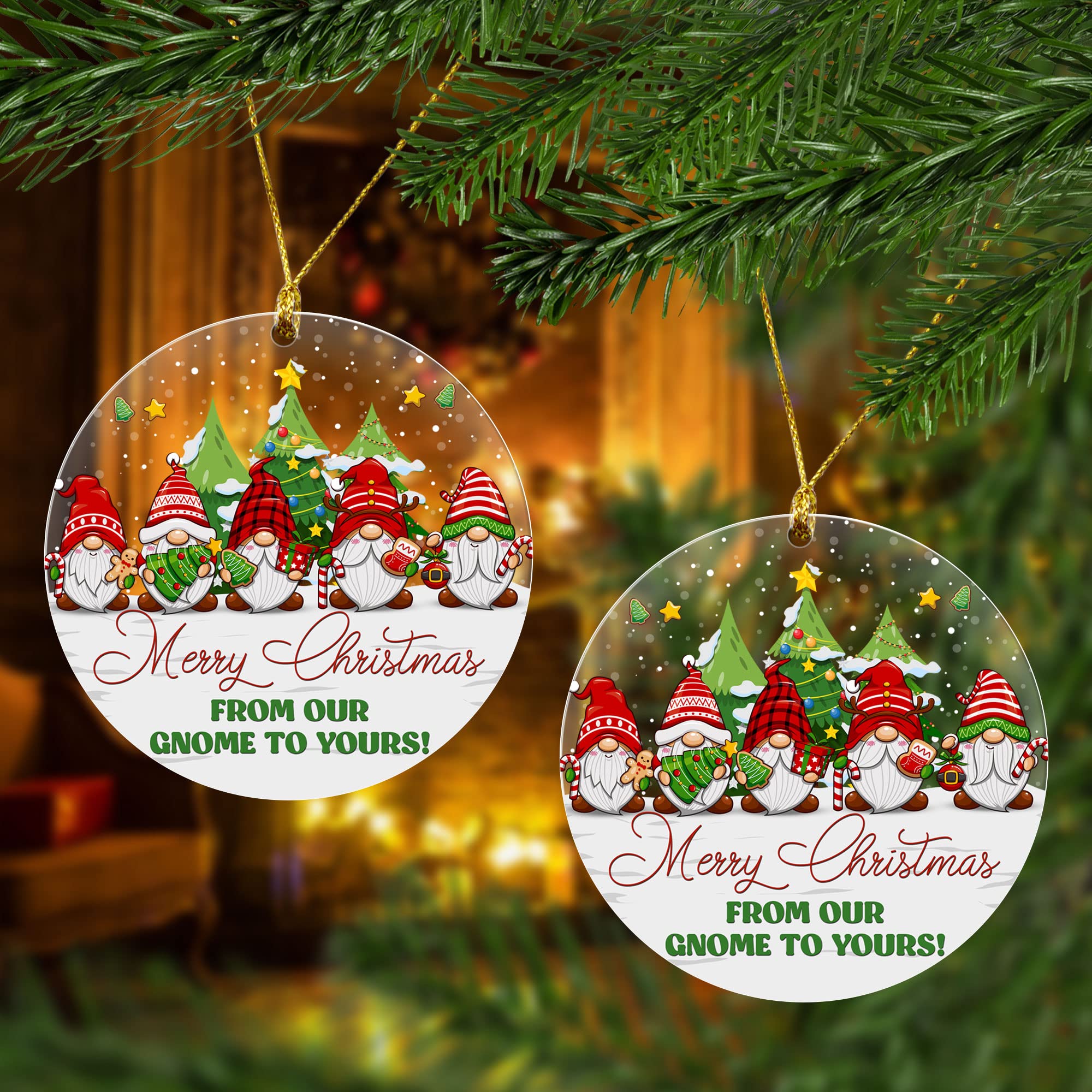 アクリルキャラクターオーナメント Amazon.co.jp: ZOXIX Merry Christmas From Our Gnome to Yours