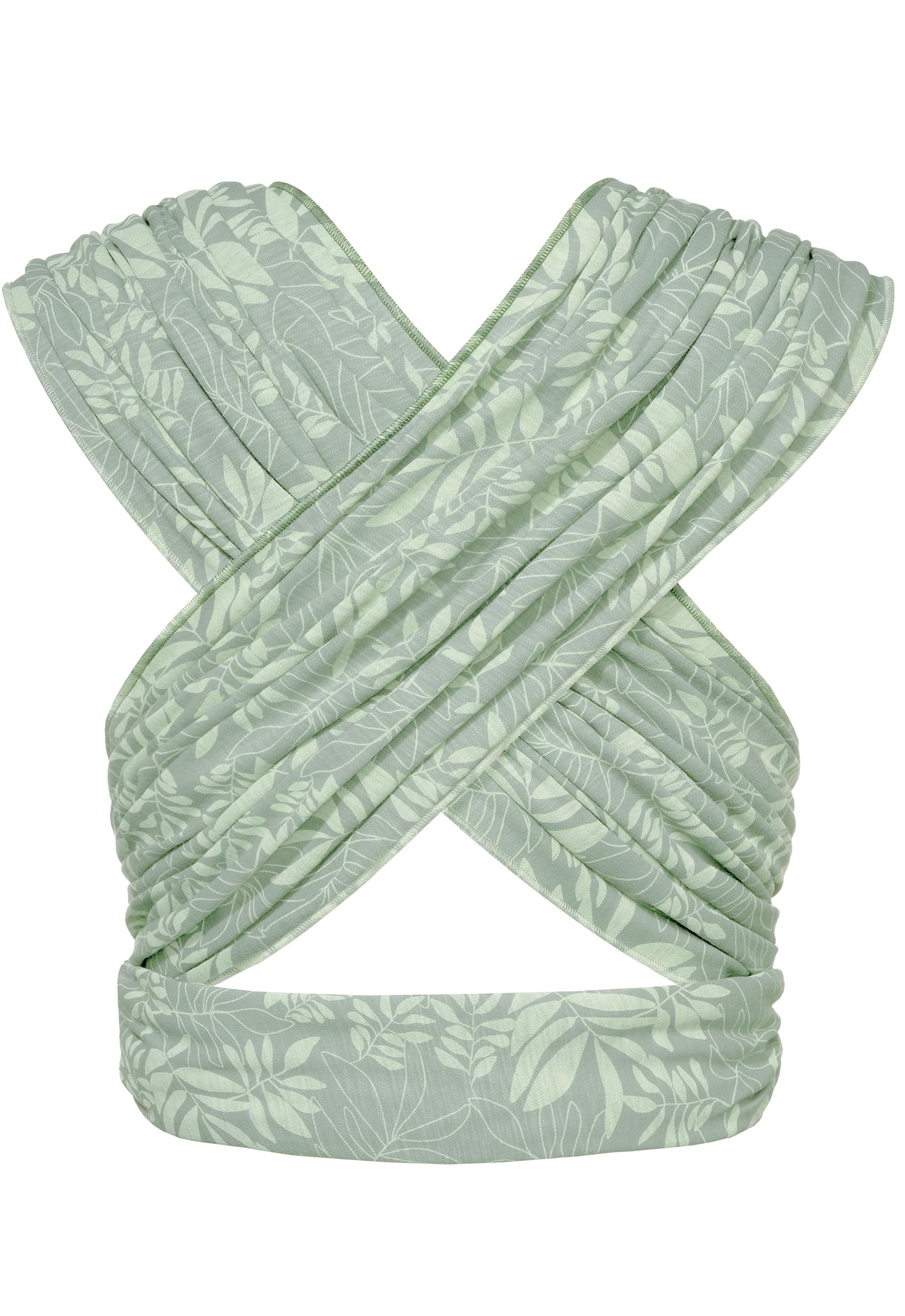 manduca Sling écharpe de portage - Porte-bébé élastique pour les nouveau-nés de la naissance à 15 kg - Botanic Green