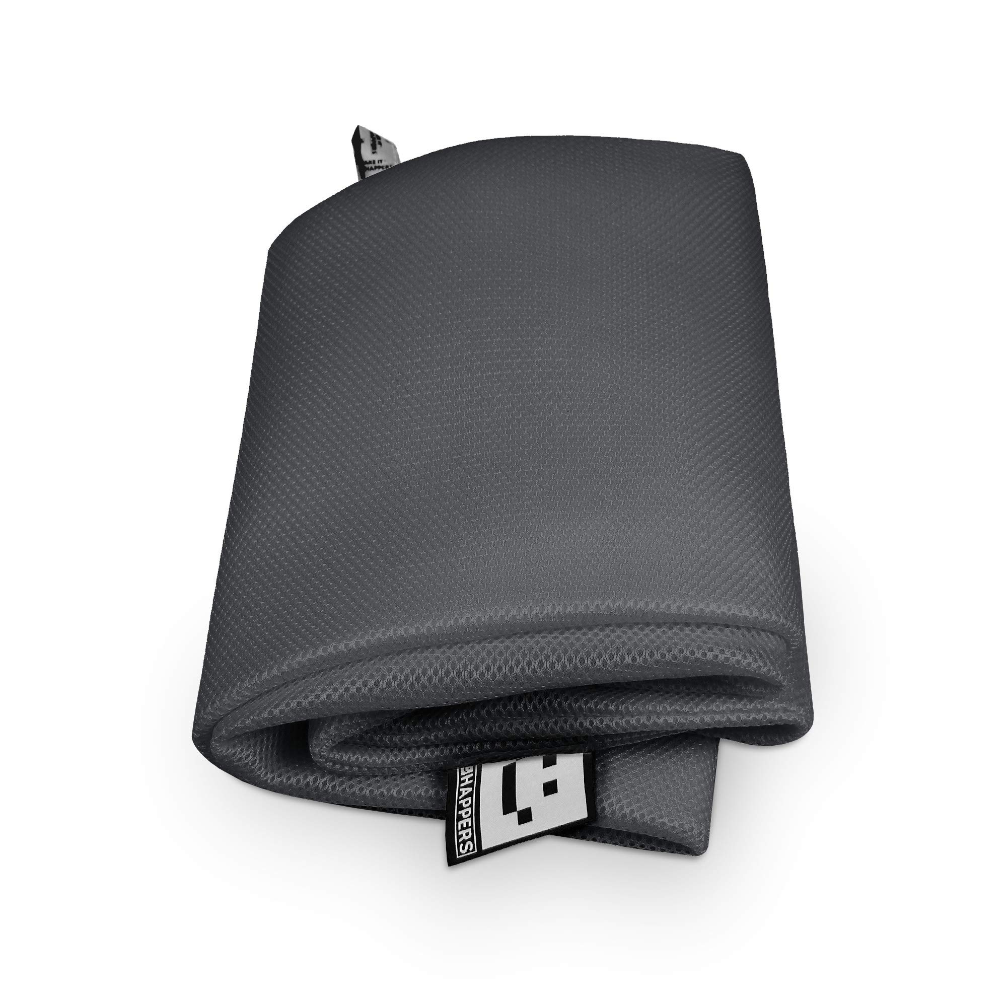 HAPPERS Funda 3D Lavable-Transpirable Gris para Puff Pera Relax