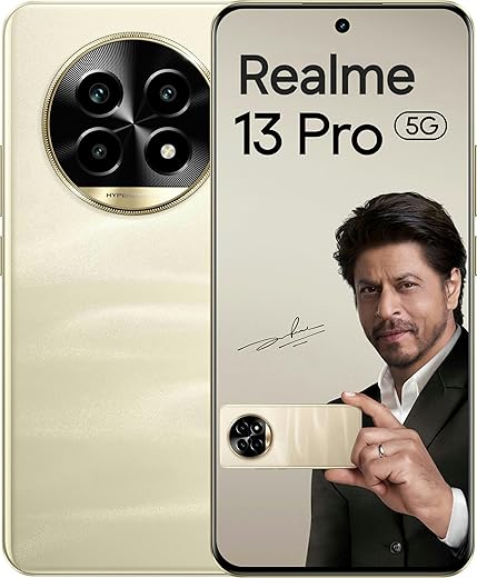 REALME 13 Pro 5G (Monet Gold, 8GB RAM, 128GB Storage) | Upto 16GB Dynamic RAM | Snapdragon 7s Gen2 Processor | 6.7″ Curved Display | 50MP+8MP+2MP |…