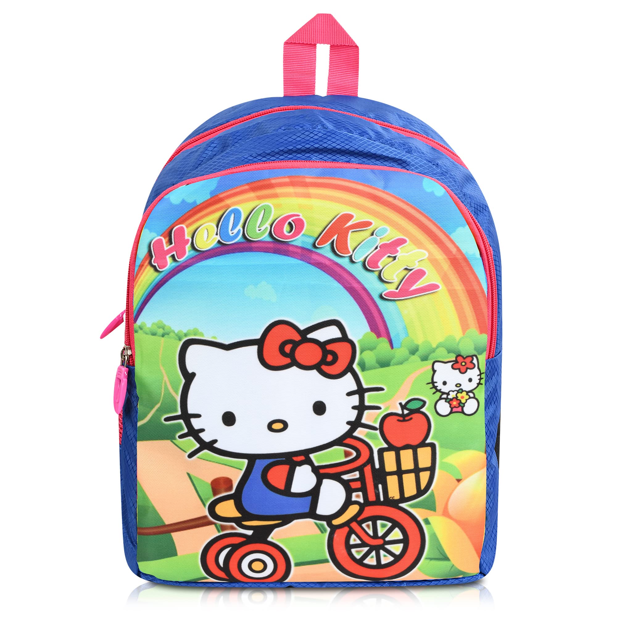 StylbaseLightweight Polyester Casual Kids School Bag for Boys And Girls Cartoon Printed Waterproof Backpack Bag Ideal for Small Kids Bag lkg ukg nursery class 3-5 Years 14 inches