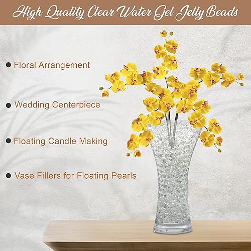 Miniatura 6 de 45000 hidrogel de 0.039 pulgadas de poliacrilato de sodio pequeñas cuentas de agua de cristal transparente para niños
