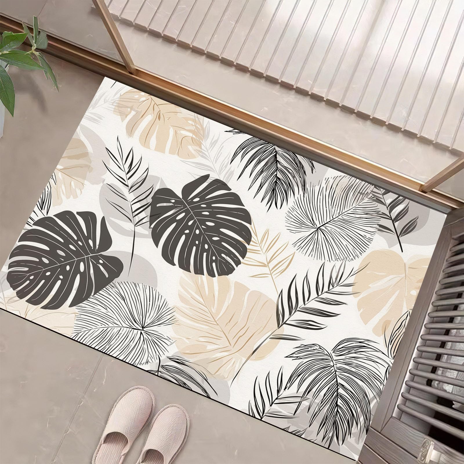 Plantes tropicales tapis d'entrée intérieur pour une déco nature