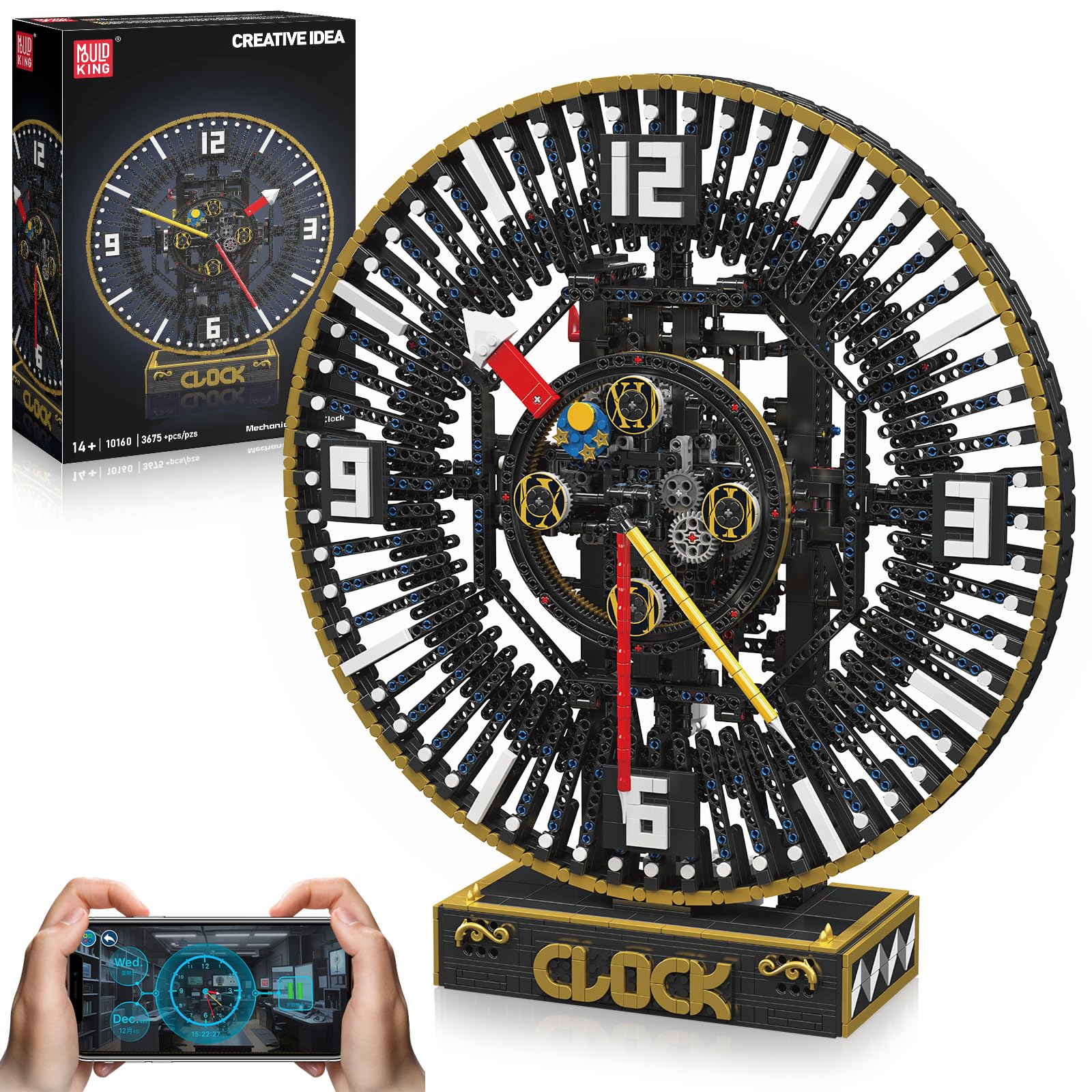 Amazon.com: Mould King Cyberpunk Grand Clock Building Blocks Set