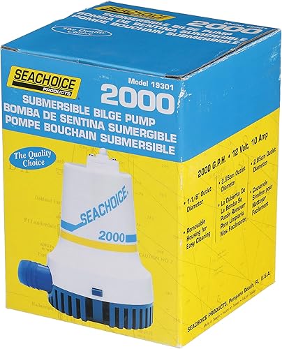 Miniatura 6 de Seachoice Bomba de sentina sumergible de 2.000 GPH