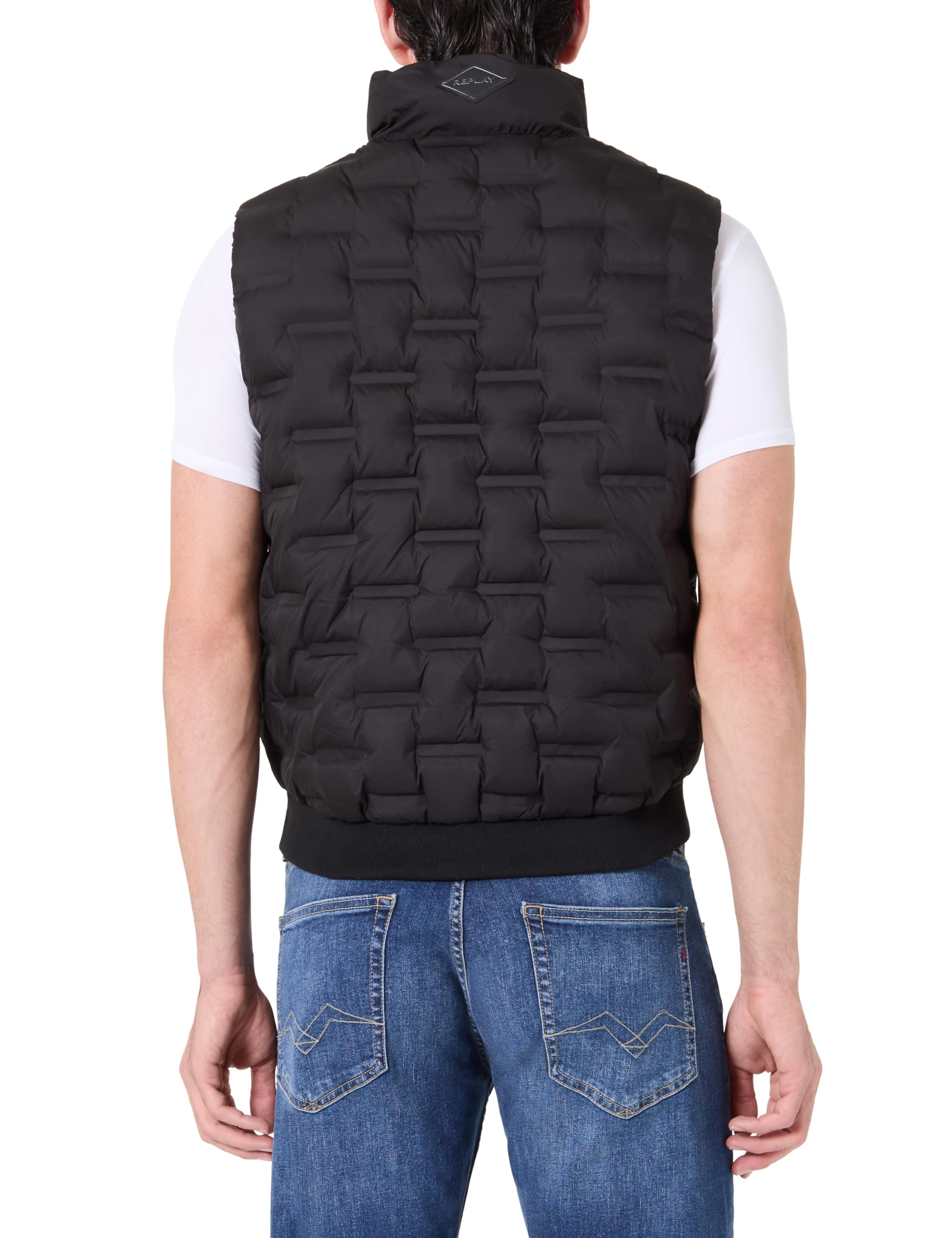 Replay M8281 Piumino a gilet Uomo