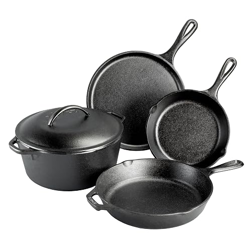 Lodge Cast Iron Set - 5-Piece Set - Pre-Seasoned Kitchen