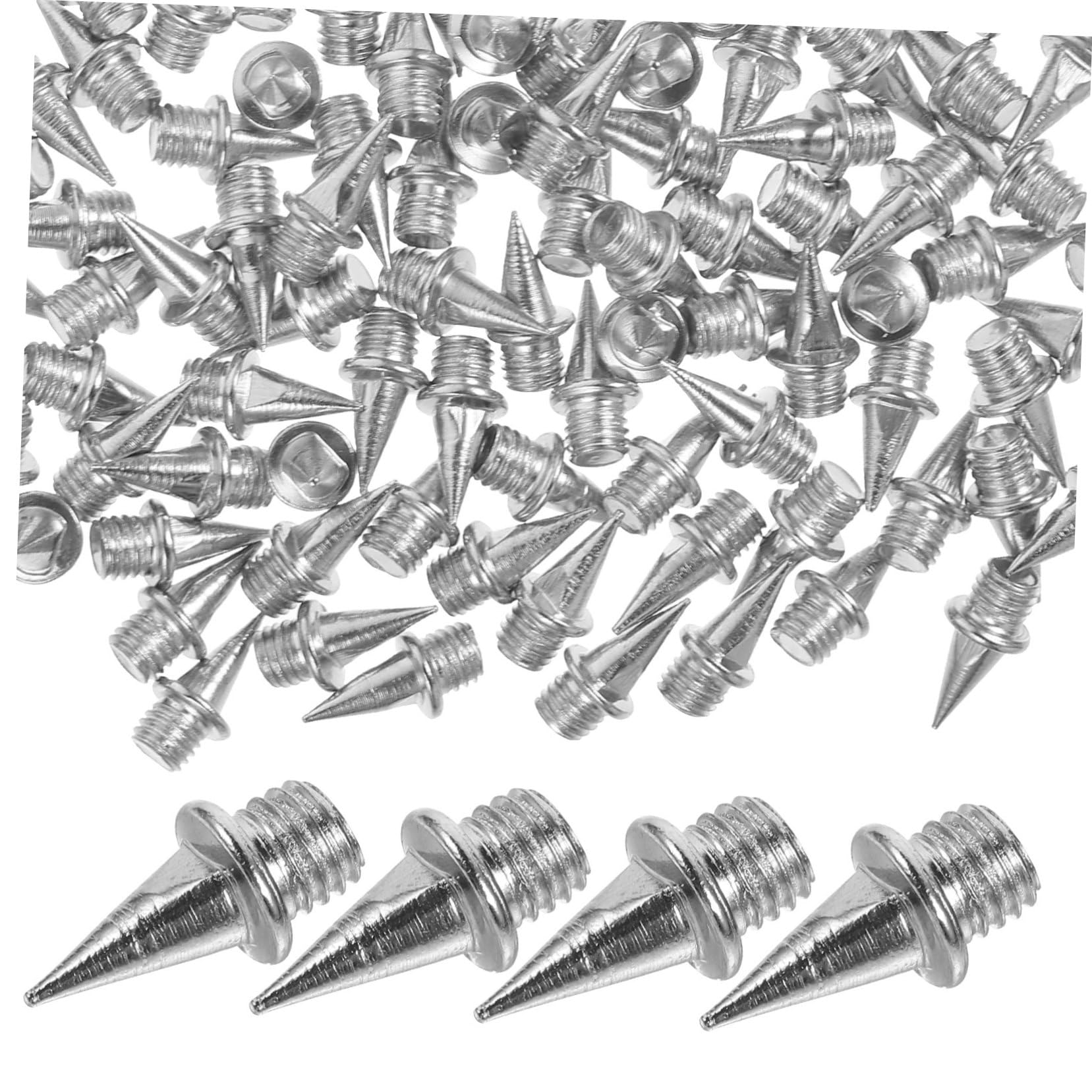 Yardwe 110pcs Steel Track Replacement Spikes Short Spikes for Running Shoes Golf Shoes Track