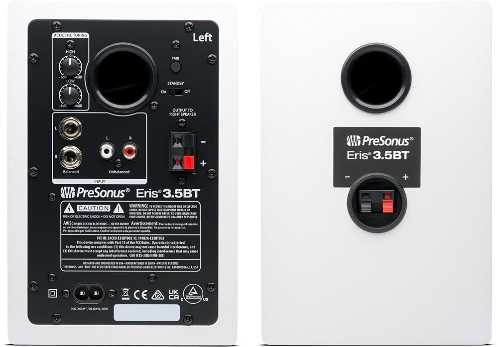 PreSonus Eris 3.5 1st Gen パワードスタジオモニター Amazon.com: PreSonus Eris 3.5BT Studio Monitors, Pair — 3.5
