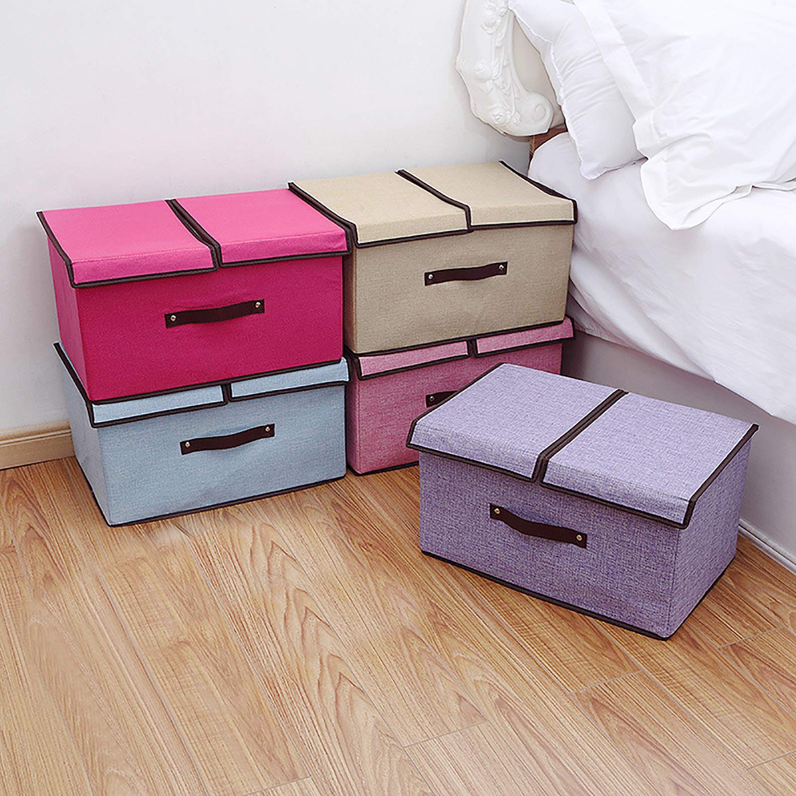 1 x Stoff-Schubladen-Organizer für Socken, Krawatten, Zubehör – ordentliche Schrank-Aufbewahrungsbox mit Trennwänden für effiziente Kleiderschrank-Organisation, platzsparende Lösung, Schrank-Organizer