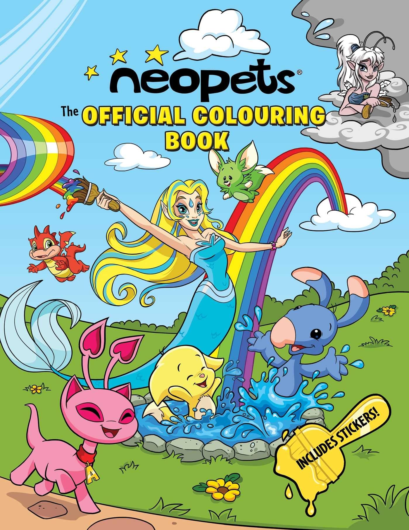 Neopets: The Official Colouring Book by Neopets (Paperback Book)