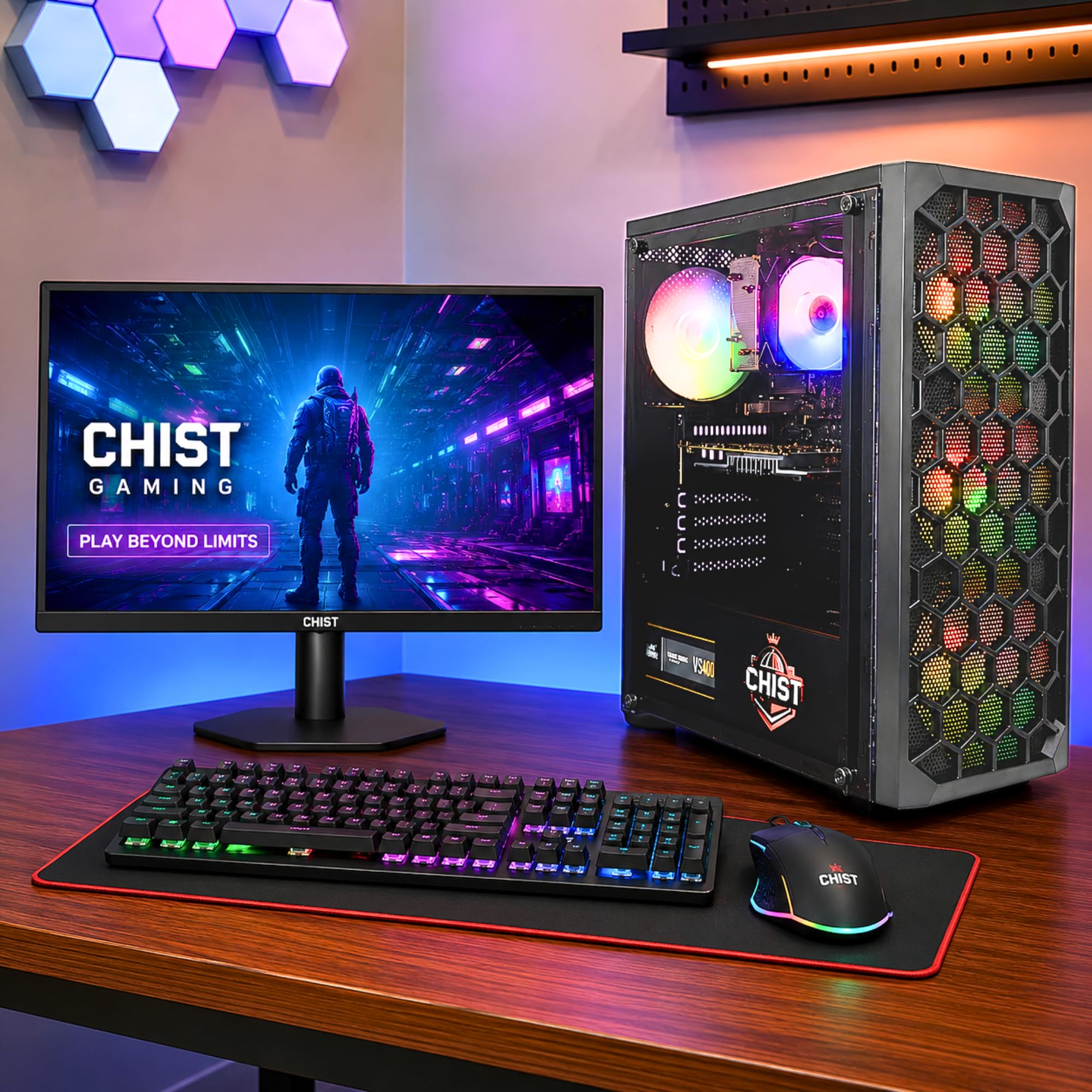 CHIST I7 Extreme Gaming PC (Core i7 4770 Processor 4Core 8 Threats/1TB SSD/GT 730 4GB DDR5 Graphic Card/Windows 10/4RGB Fans Ready to Use (16GB RAM)-image-24