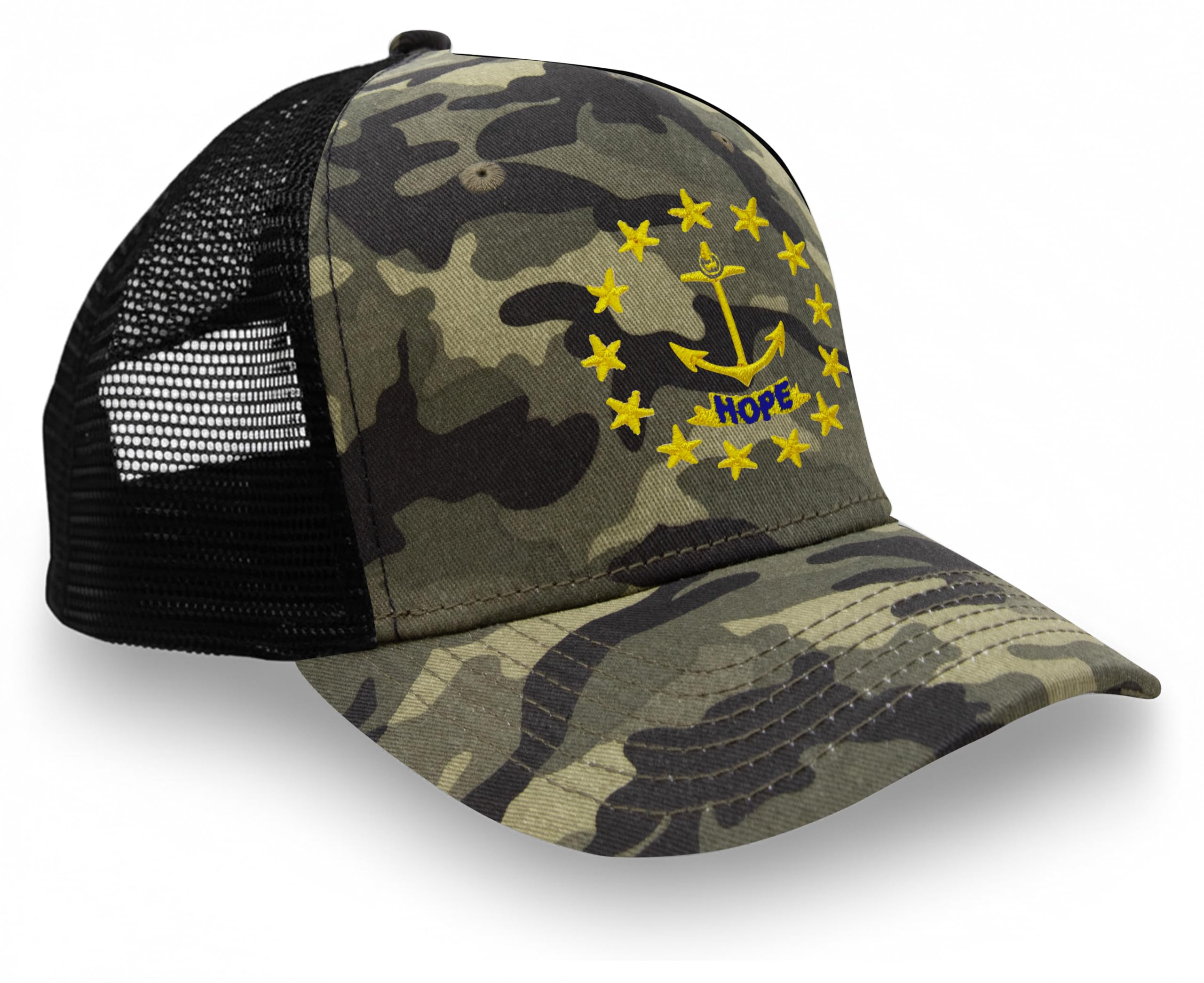 International Tie State Hat for Men and Women, Adjustable Snapback Trucker Baseball Cap with Embroidered Patch