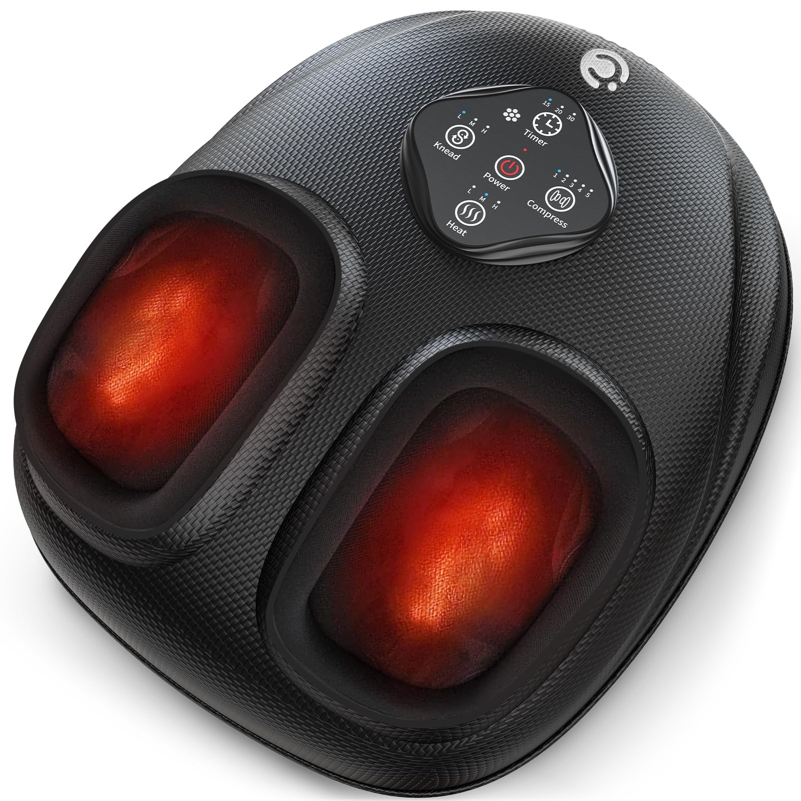 CooCoCo FSA Eligible Foot Massager with Heat, Upgraded Shiatsu Feet Massager for Plantar Fasciitis, Neuropathy, Foot Warmer for Women Men Mom, Feet