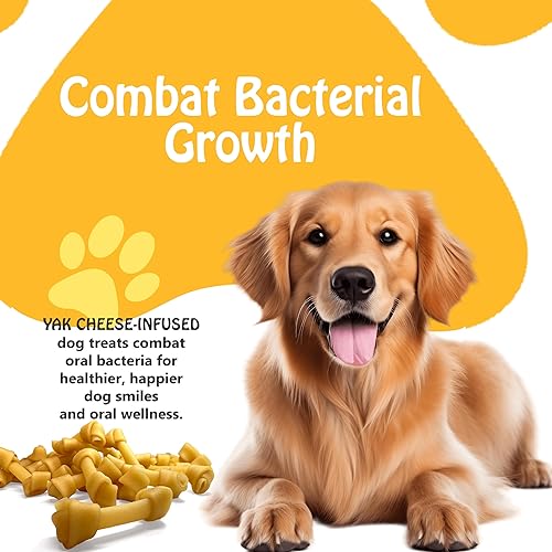 Miniatura 4 de PIMA - Golosinas masticables de yak de queso anudado, masticables de yak para perros grandes de 55 libras o más pequeños, masticables caninos para