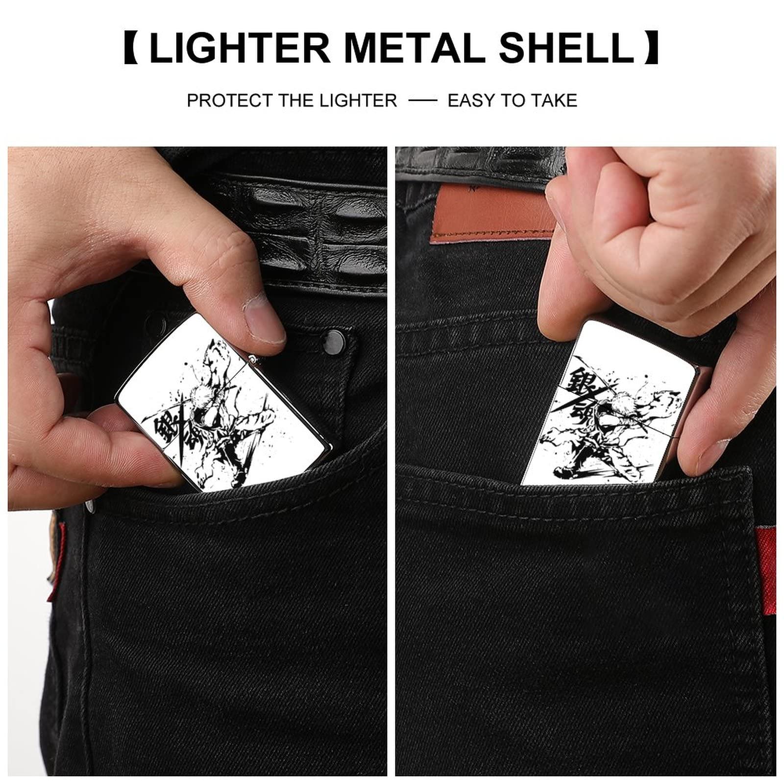 Amazon.co.jp: 銀魂 ライター アーマー ZIPPO兼用ケース 軽量 登山 