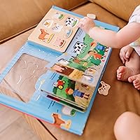 Vista 3 de Melissa & Doug Juego de libro y rompecabezas en la granja