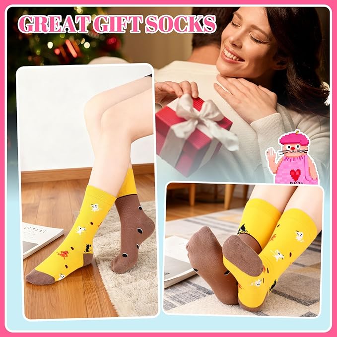 Calcetines divertidos de mujer Funny Easter Novelty miniatura 2