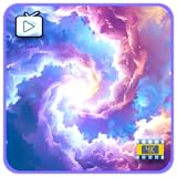 AIドリームネビュラ – 宇宙的なアンビエント光を放つシュールな抽象雲の造形 スリープタイマー付きFire TVスクリーンセーバー