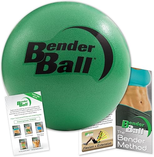 Miniatura 12 de La pelota original de Pilates de 9 pulgadas para abdominales, entrenamiento del núcleo y espalda, pelota de entrenamiento del núcleo, pequeña pelota