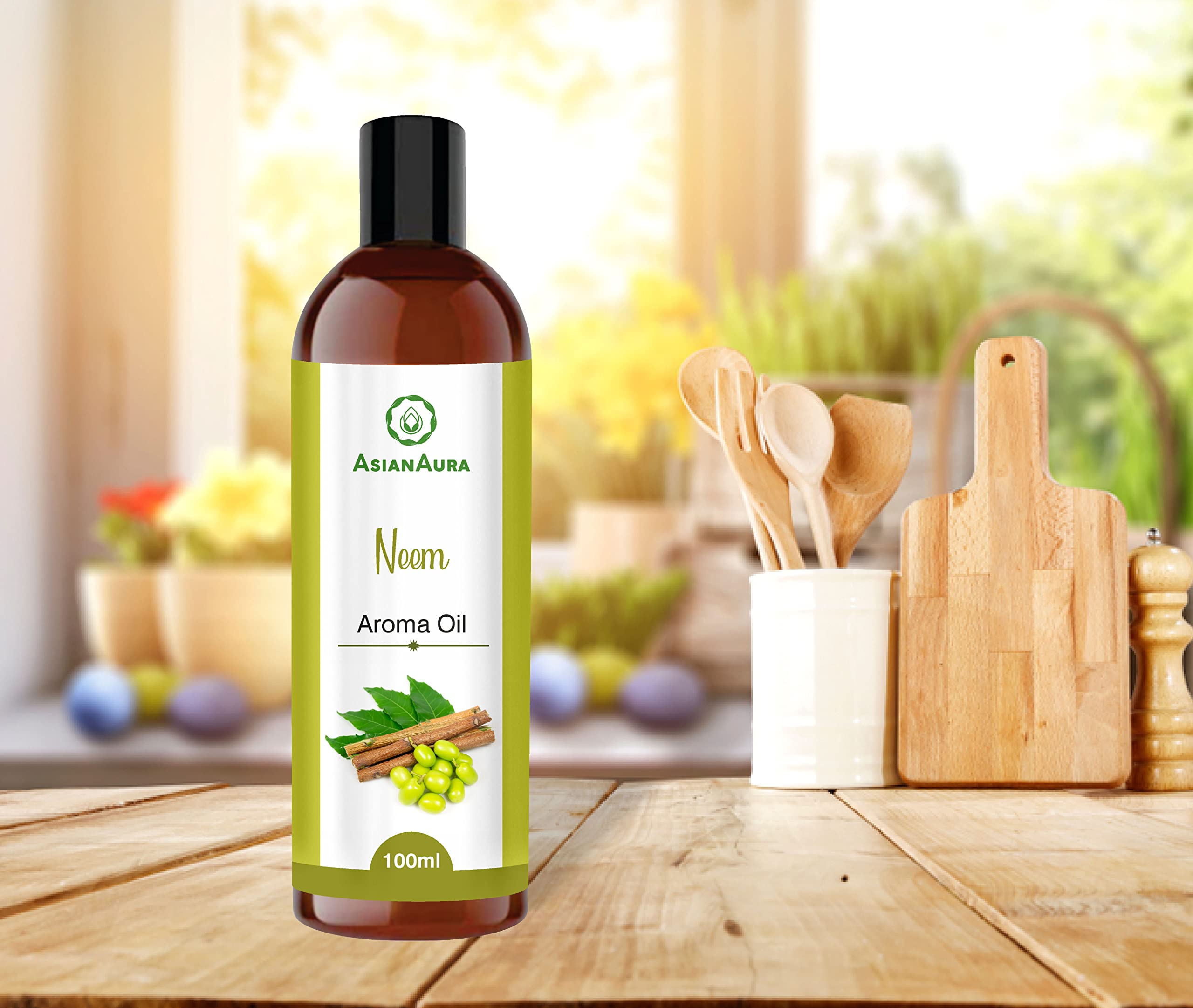 Neem Aroma Oil for Home Fragrance - Reed Diffuser Refill, Burner/Candle, Electric Diffuser - 100ml