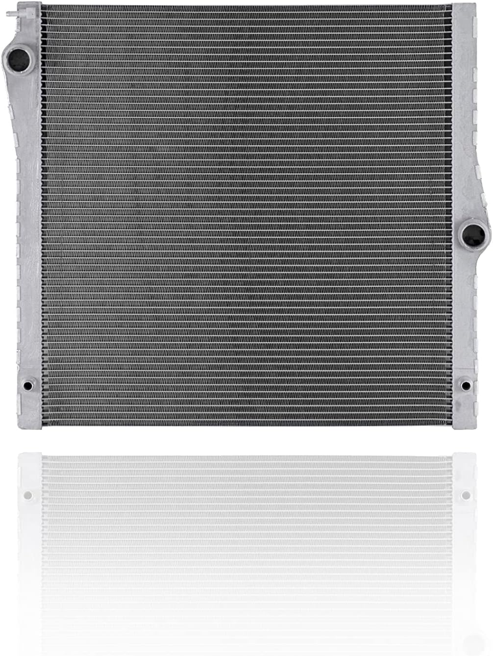 Radiator - Pacific Best Inc. Compatible/Replacement for 13336 07-09 BMW X5 3.0L Gas Engine - With Integrated Oil Cooler, With External Transmission Oil Cooler Connection